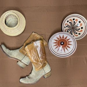 Vintage Acme Leather Cowboy Boots